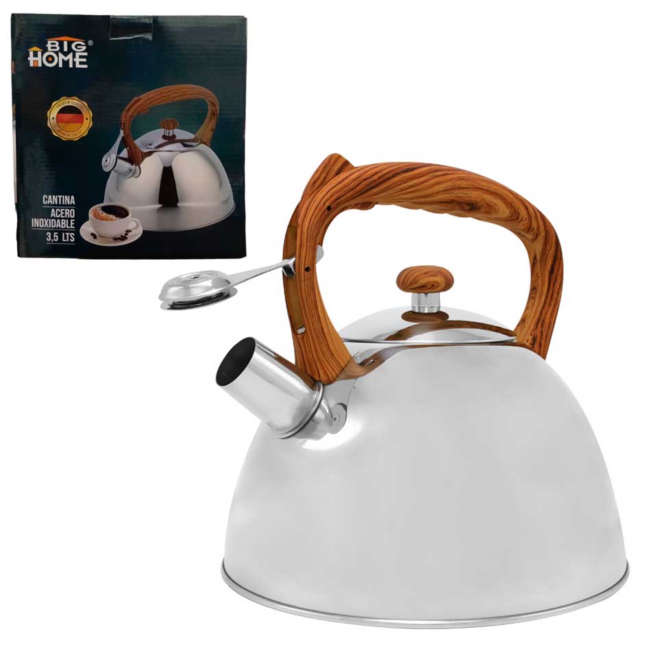 Cantina De Acero Inoxidable 3.5 Litros Big Home Cromada Am4921