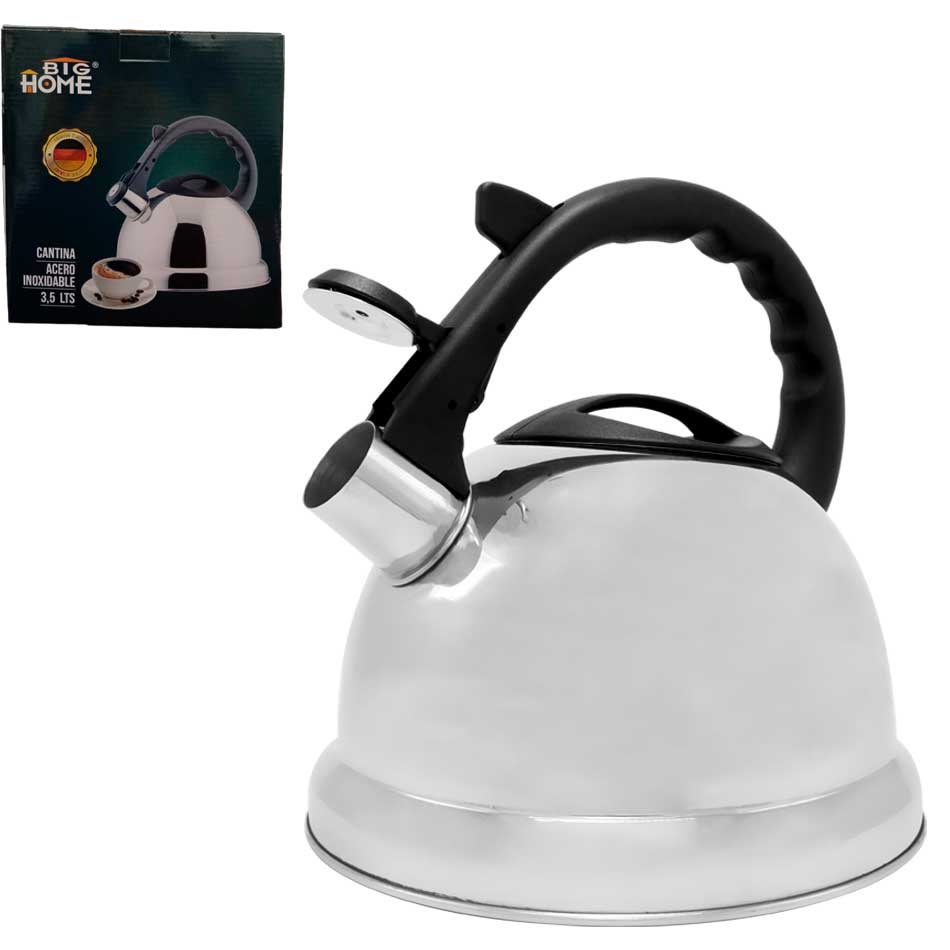 Cantina De Acero Inoxidable 3.5 Litros Big Home Cromada Am4280