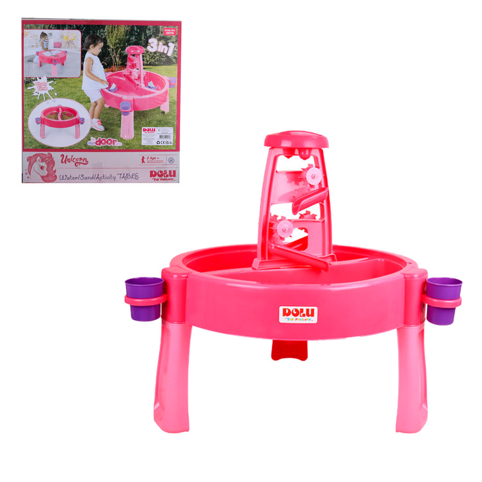 Mesa Infantil Dolu 3en1 Rosado 2570