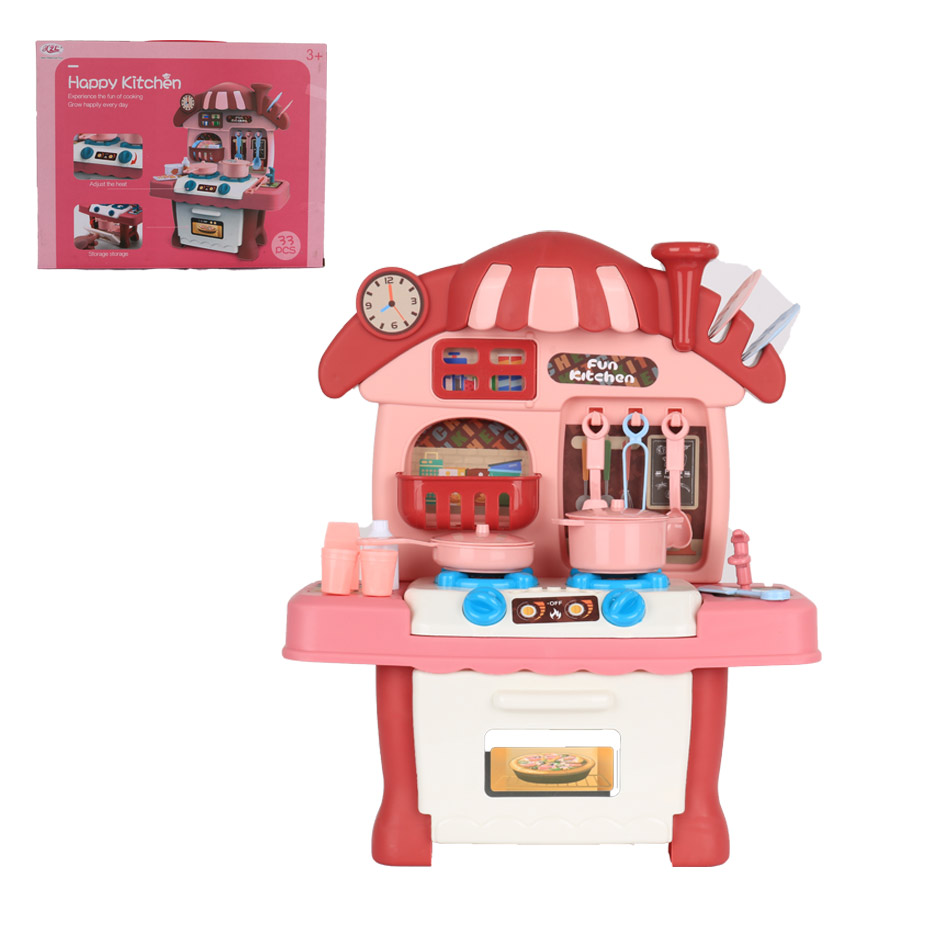 Juego Cocina Con Accesorios Happy Kitchen T212512