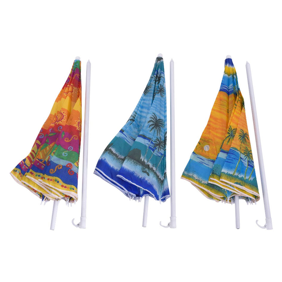Parasol de Playa 160cm Estampado Big-Home BH-85-P