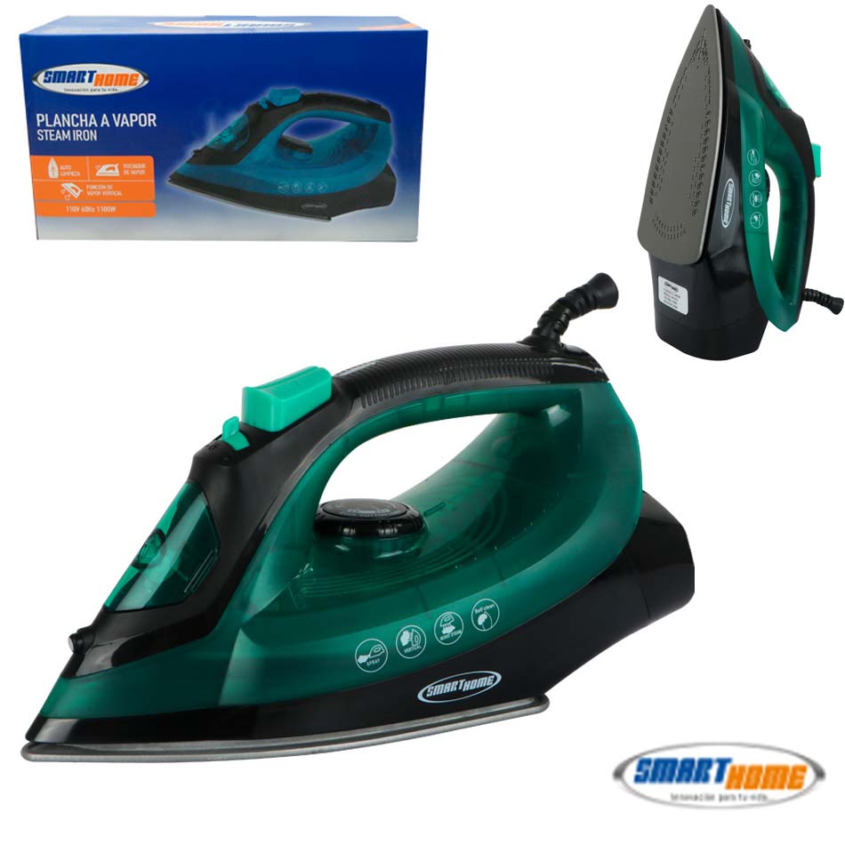 Plancha De Vapor Antiadherente 1250W Oster Azul Gcstbs6003013