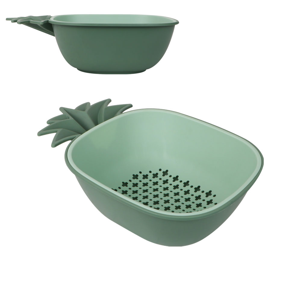 Escurridor 2 En 1 Plástico Piña Surtido Mia-10242