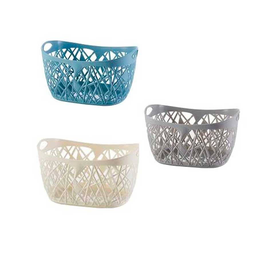 Canasta Plástica Rectangular Big Home Mia-20343