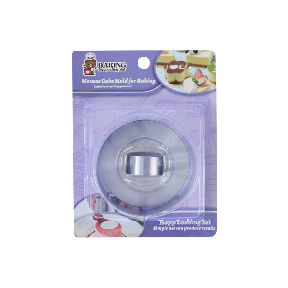 Cortador P/Mousse Circulo 2 Piezas Mia-20459