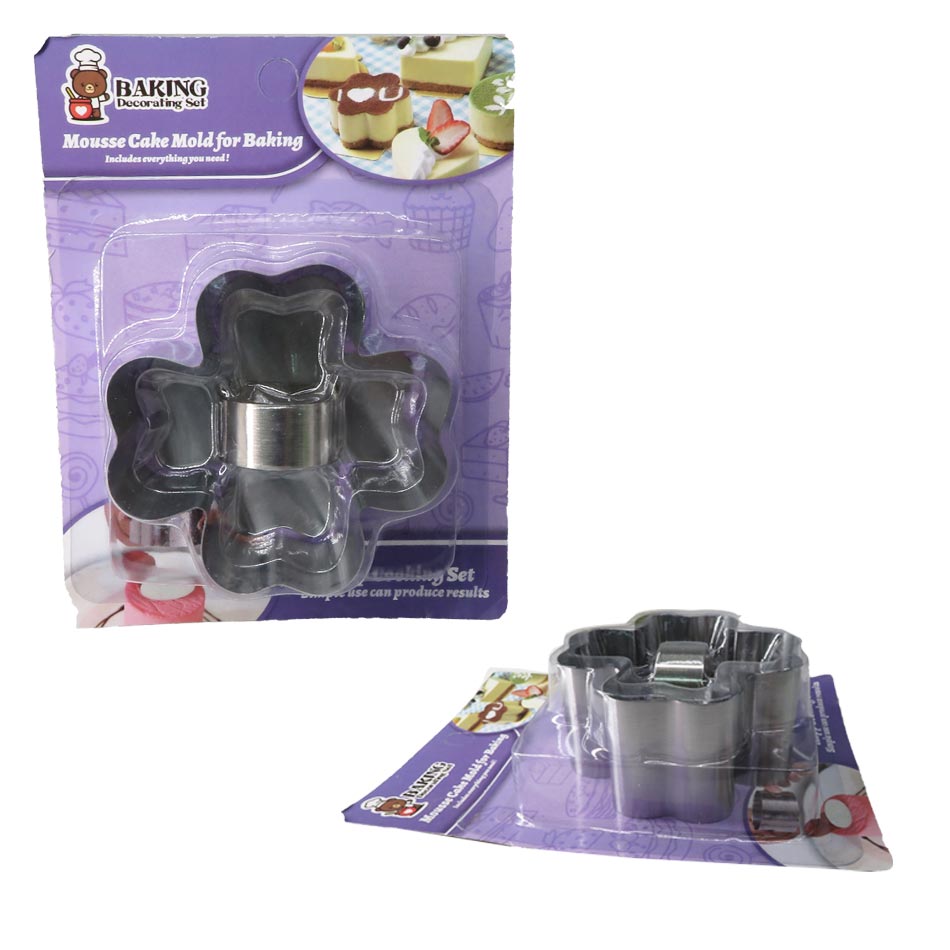 Cortador P/Mousse Flor 2 Piezas Mia-20464