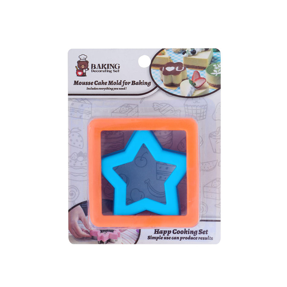 Cortador Para Galleta Formas Acero Pl 2 Piezas Mia-20477