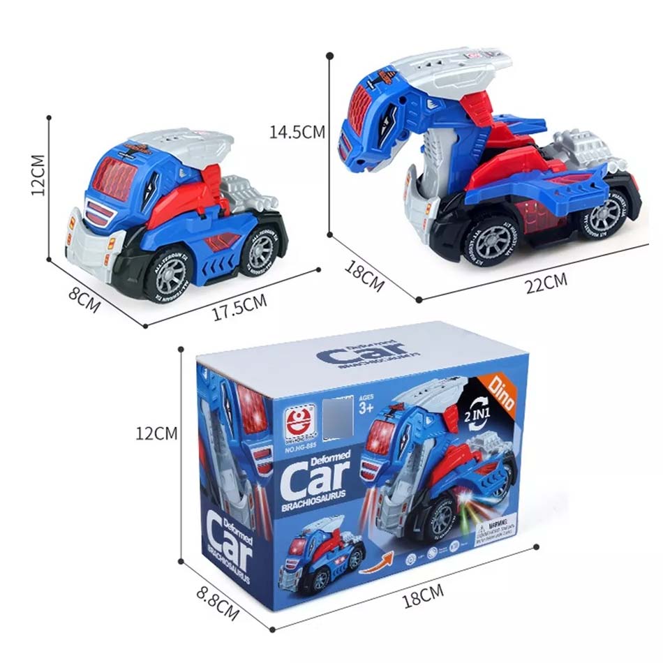 Auto Transformable 2En1 Con Luz Y Sonido Hg885