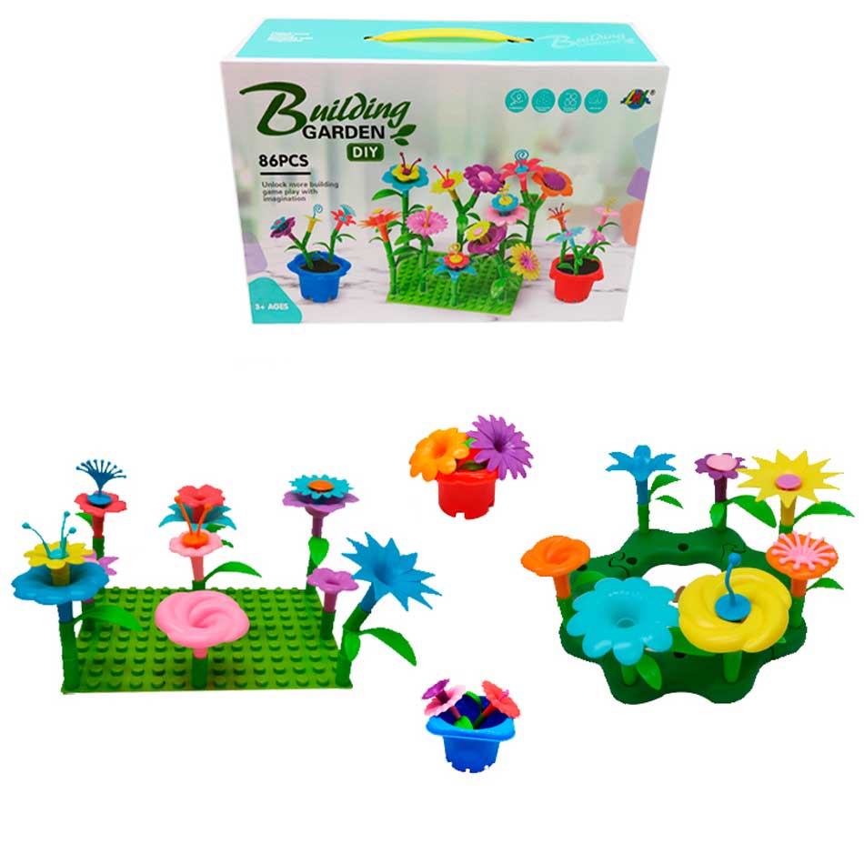 Juguete De Jardineria Con Macetero Diy 86 Piezas 157