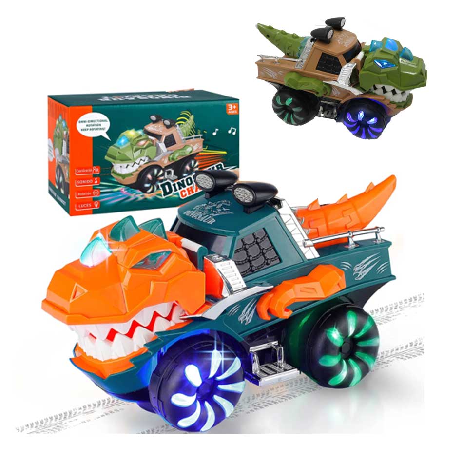 Camion Dino Con Luz Sonido Y Movimientos Dino Chariot Zr1711