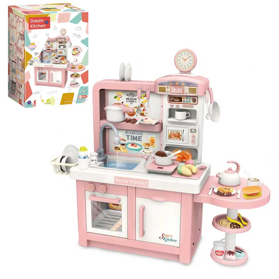 Cocina Infantil Dream Kitchen Con Luces Y Accesorios 100T2