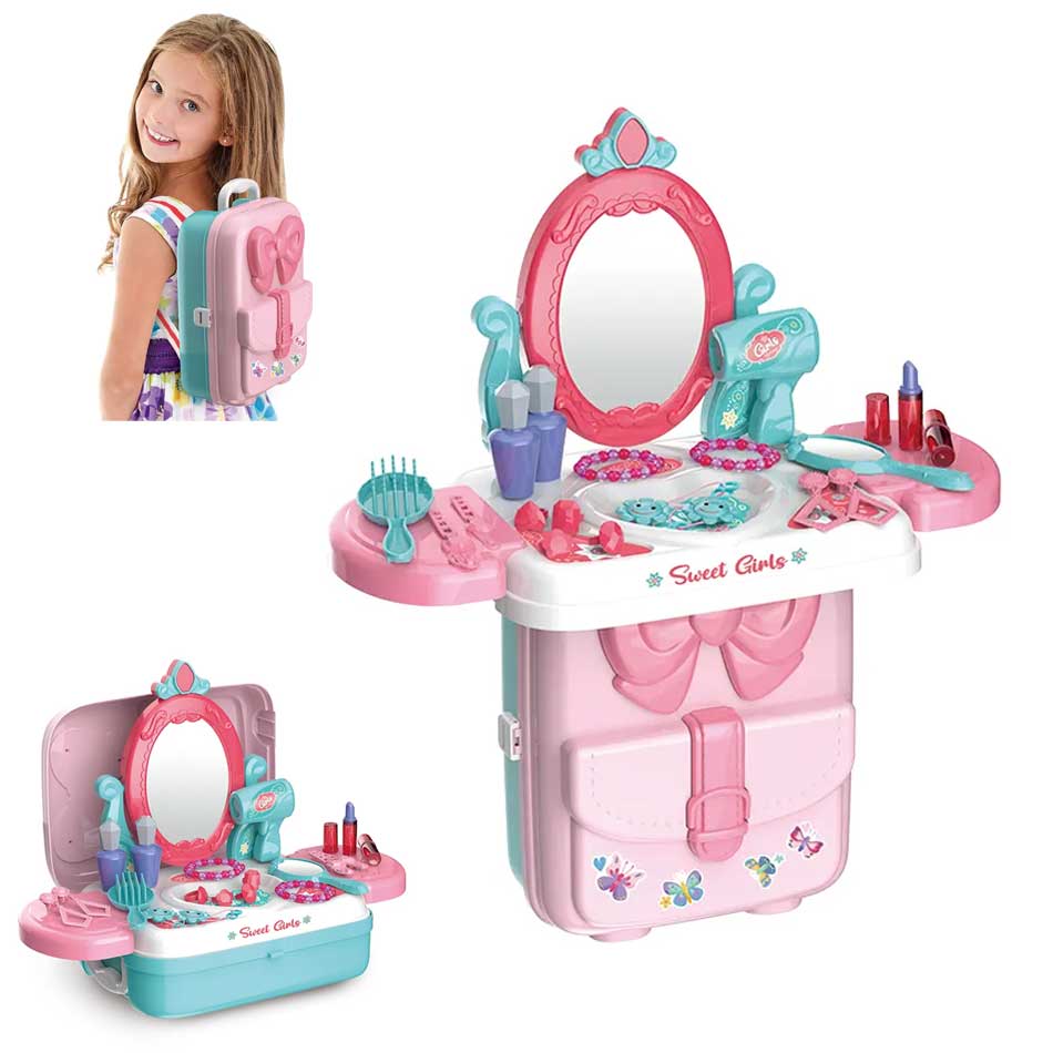 Maletín 3En1 De Belleza 28 Piezas Vanity Backpack 661518
