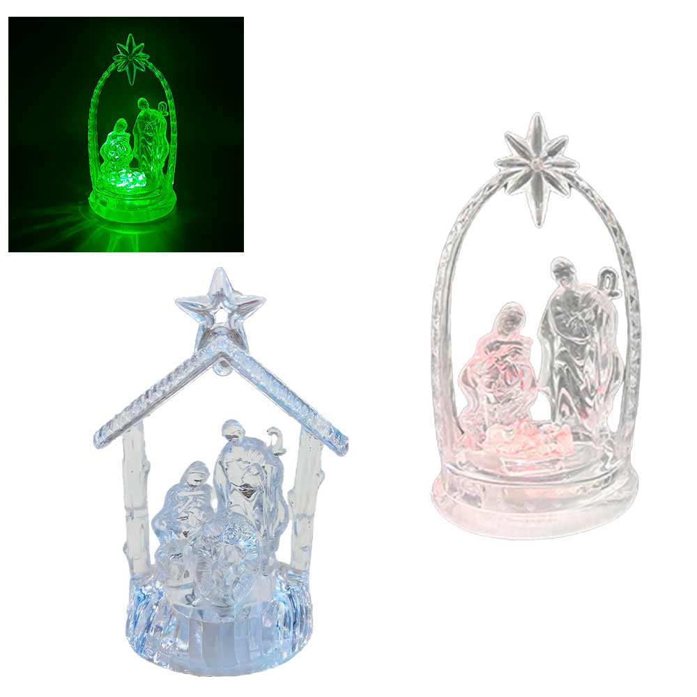 Pesebre Navidad Acrilico Luz | Mia10407