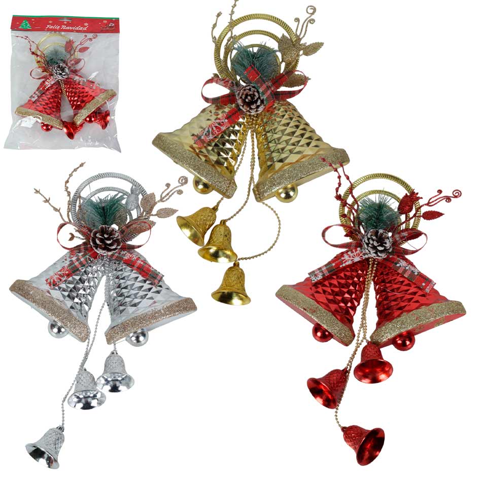 Adorno Navidad Colgante Campana Mia-10450