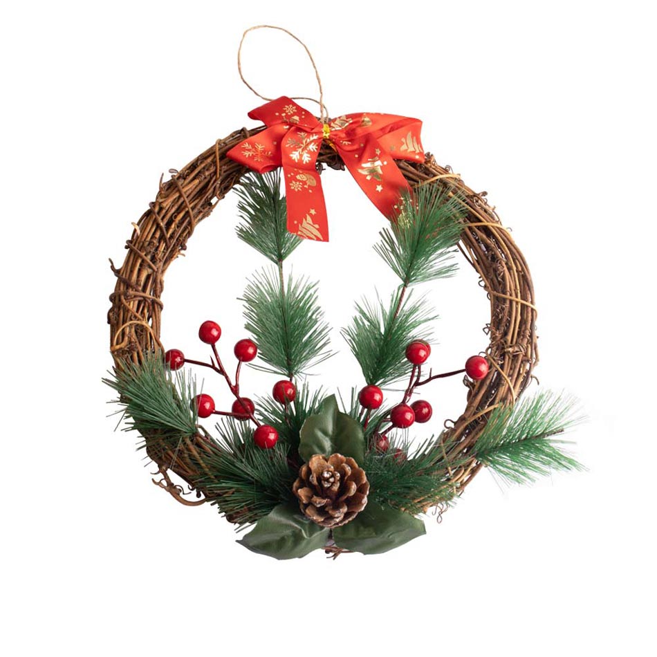 Corona Navidad 24Cm Mia-20830