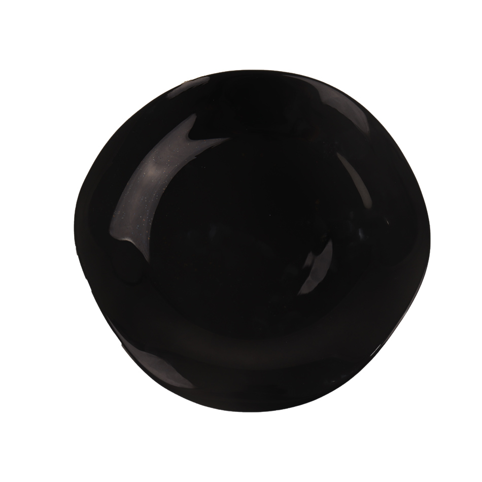 Plato Tendido Opal Redondo 10 pulgadas Big Home Negro HY23LYPP105