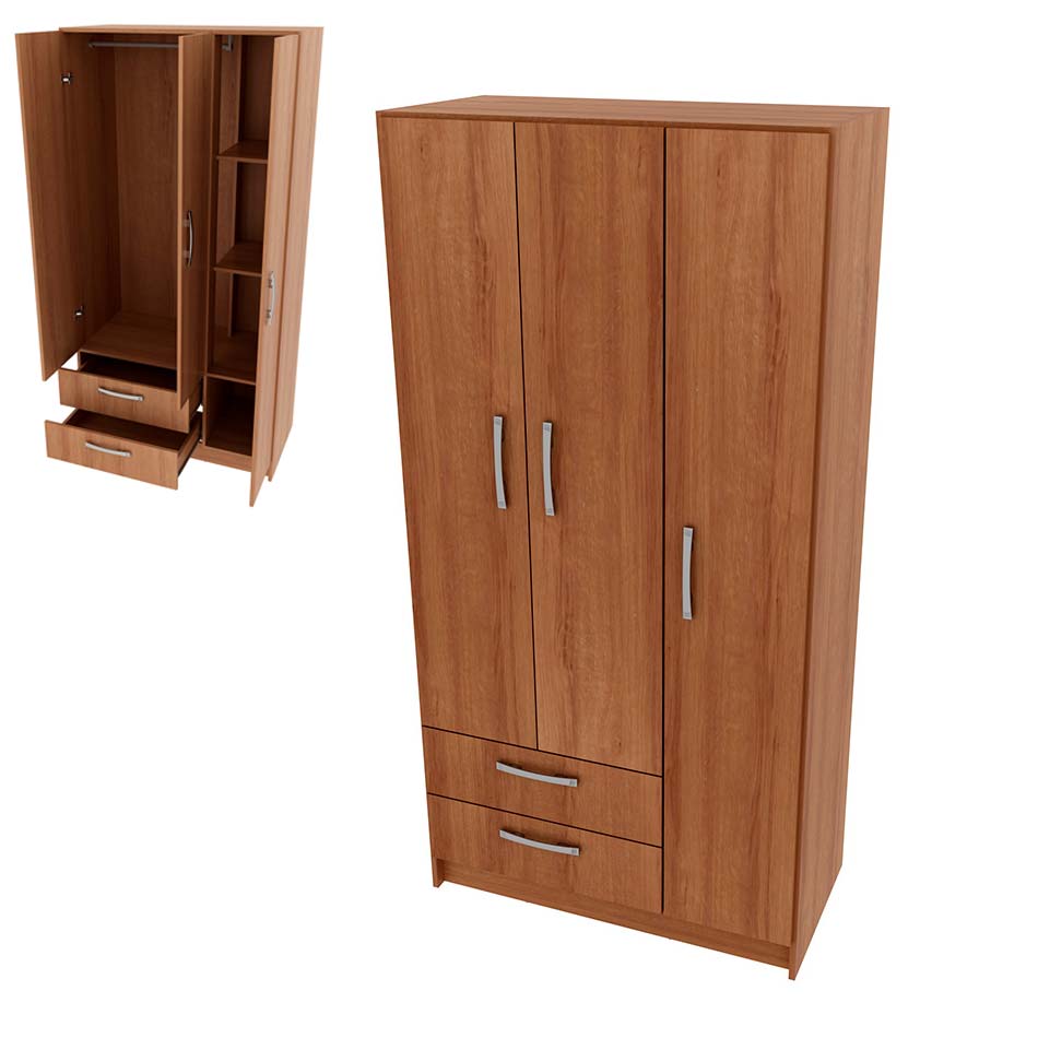 Ropero Almendra 3P 2C Mdp Rp1901.0001