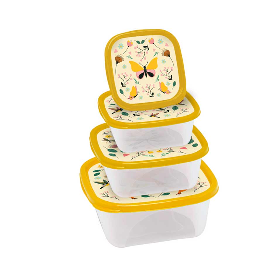 Repostero Plástico Cuadrado Decorativo 4 Piezas Jaguar 4126