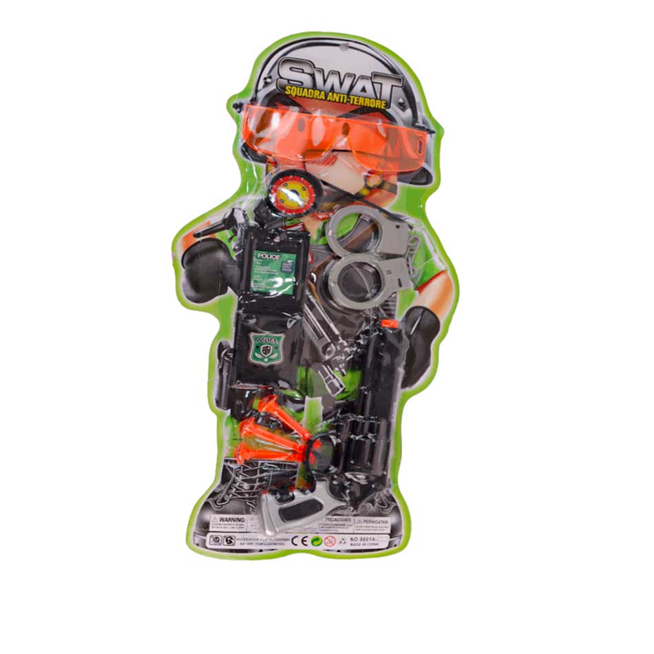 Set Armas Swat C/Gafas Bl 8801A-07