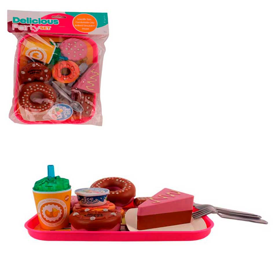 Set Comida Dona Delicious Party Ly8720A
