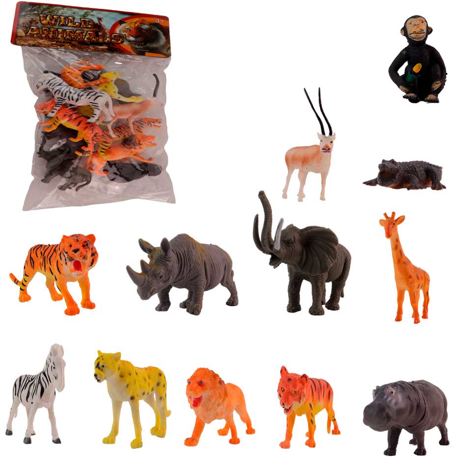 Set Animales Salvajes Wild Animald 607-7G