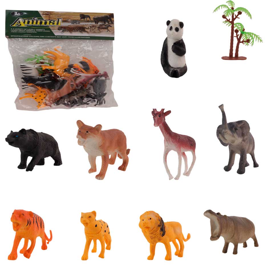 Set Animales Salvajes Wild Animald Ys6-025A