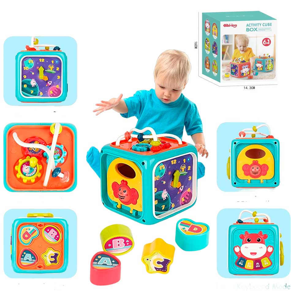 Cubo Didactico Multifuncional Para Bebes 68857