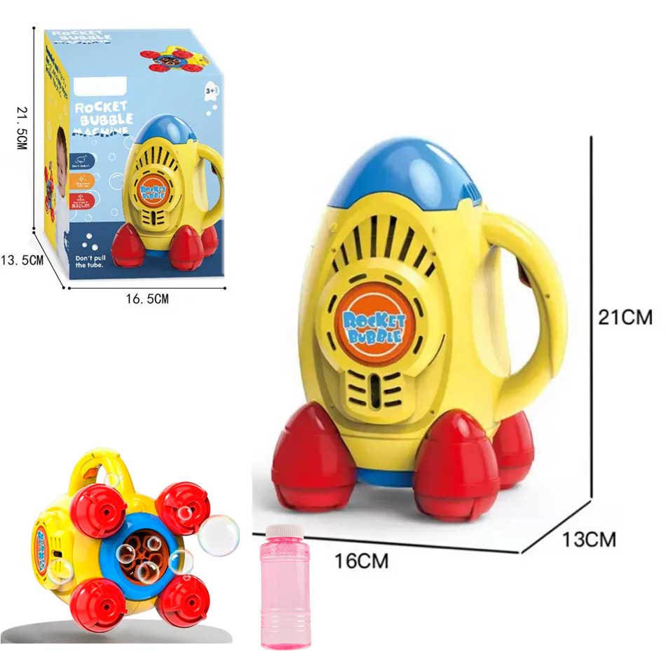 Maquina Lanzadora De Burbuja Rocket Bubble 08185