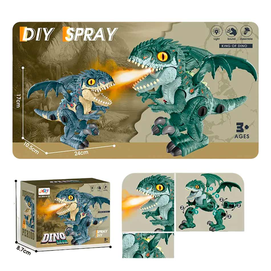 Dinosaurio Con Luces M8018-70