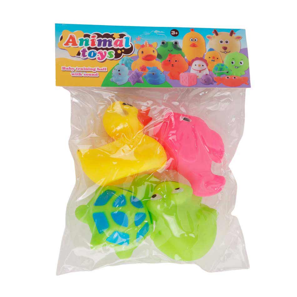 Set Animales Chillones 4Pzs 8989-165