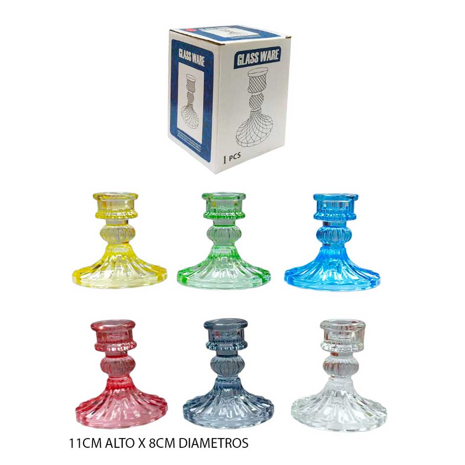 Portavela De Vidrio | Mia11476