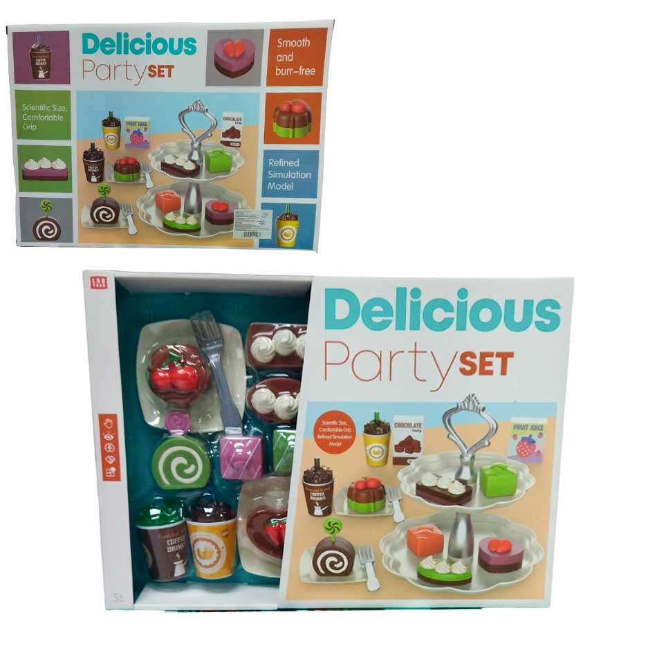 Set Dulce 19 Piezas Plastico Delicious Ly8624