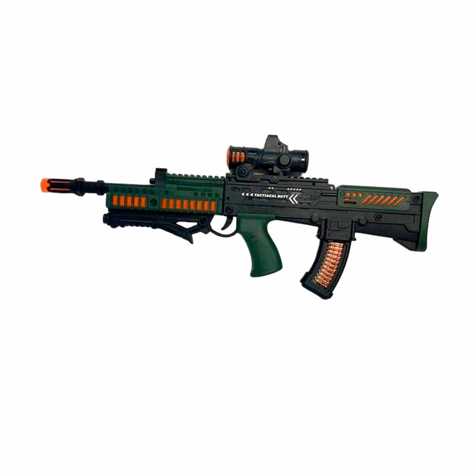 Metralleta C/Luces Funda Tsound Jq215