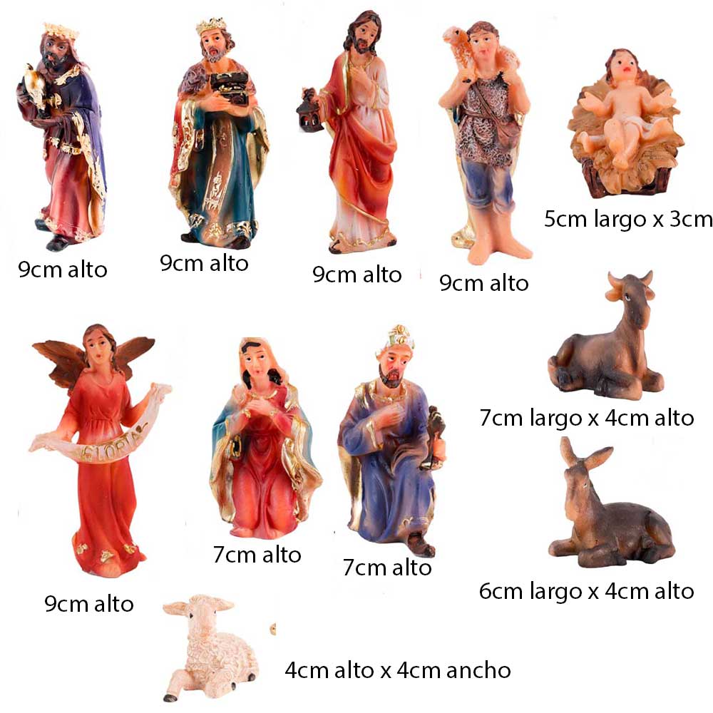 Nacimiento De Resina Navidad 11 Piezas | Mia11027