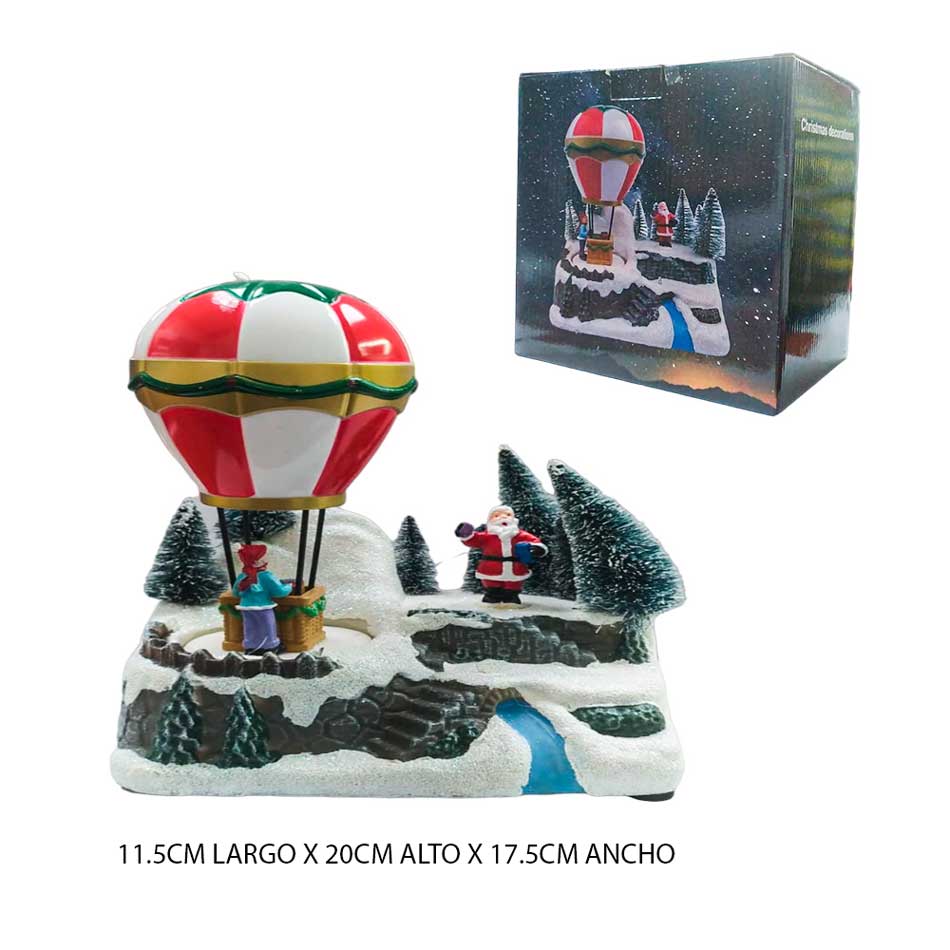 Ciudad Navideña con Globo Aerostático y Santa MIA11032