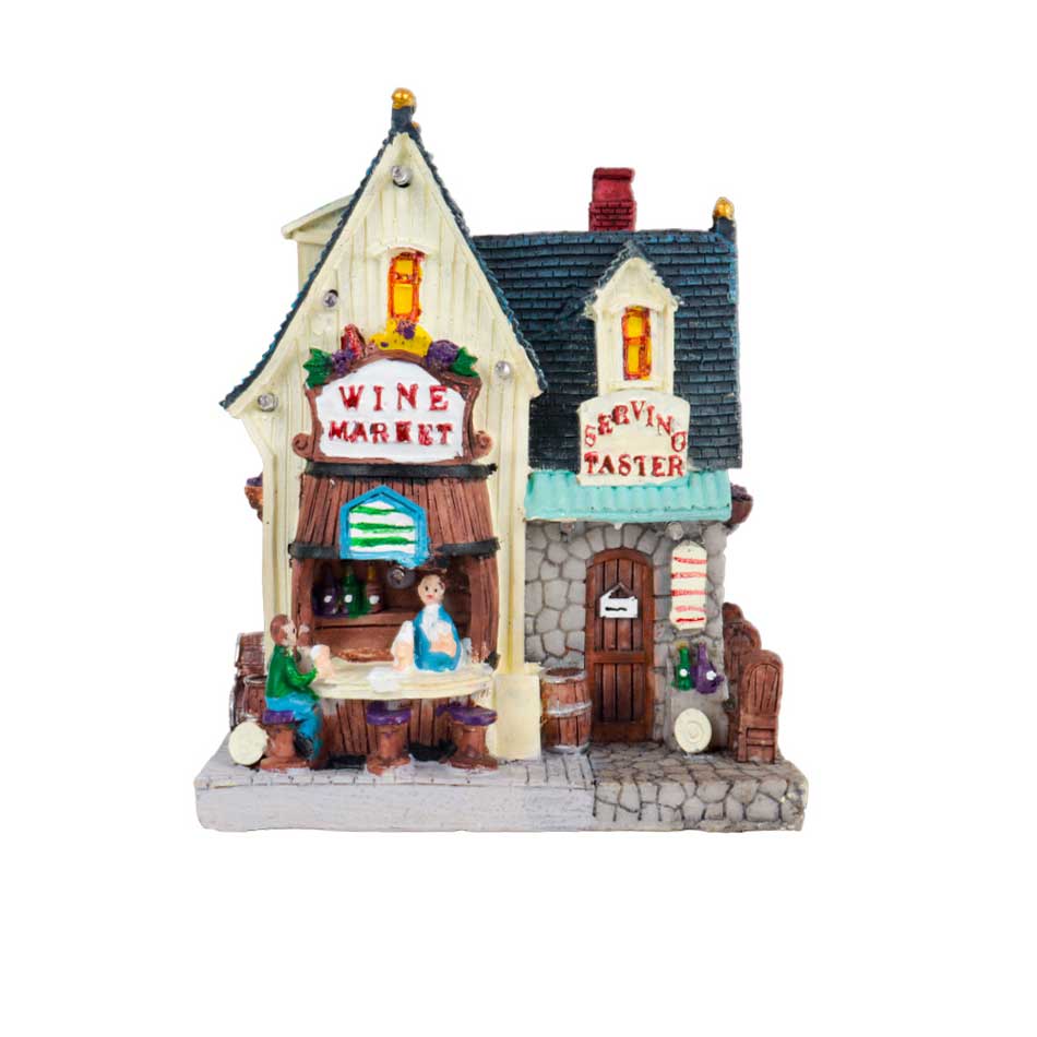 Casa Navidad Decorativa Con Luz Mia11035