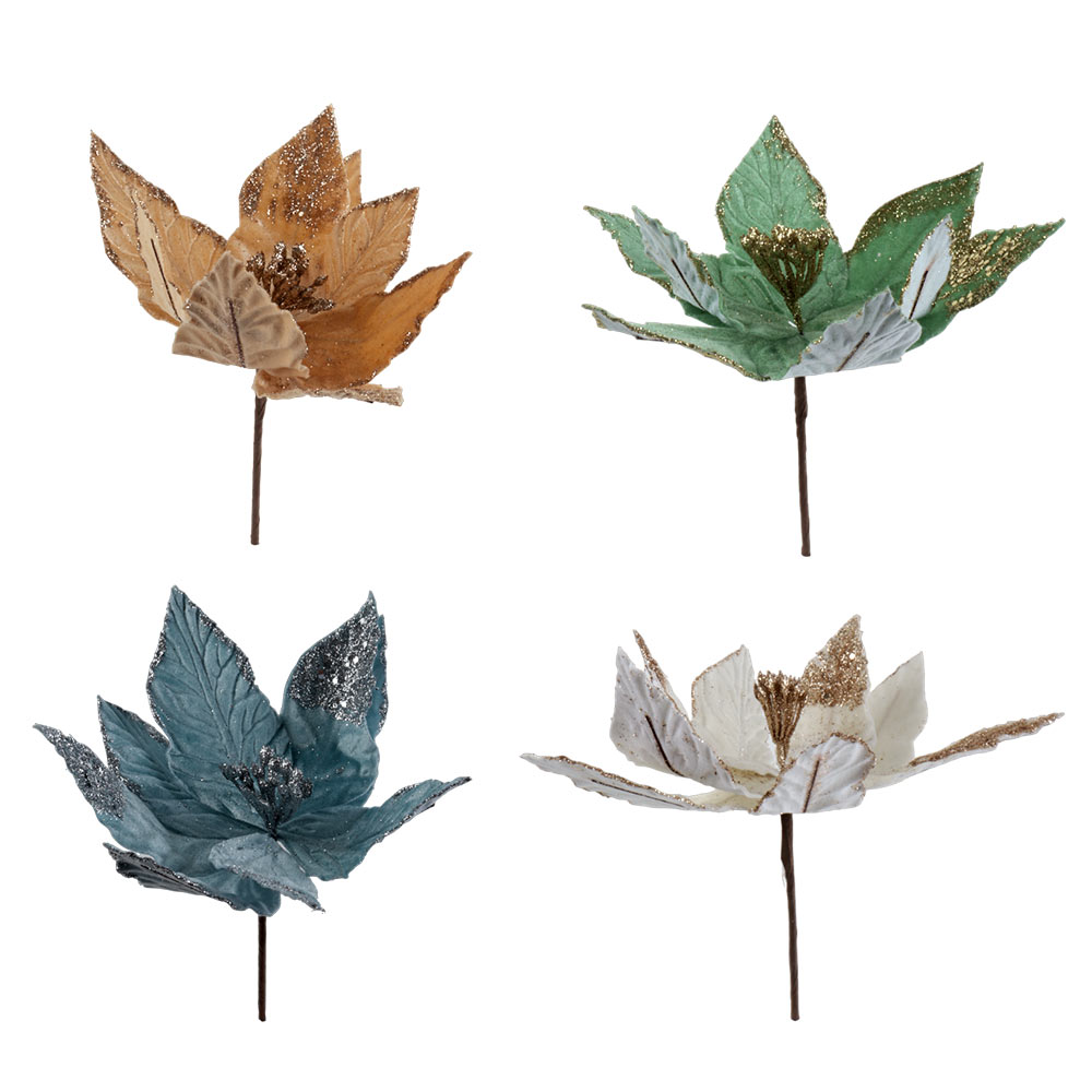 Flor Deco Navidad Surtidas Mia11077