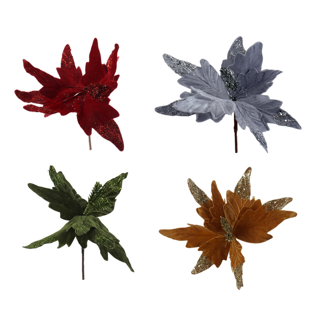 Flor Deco Navidad Surtidas Mia11103