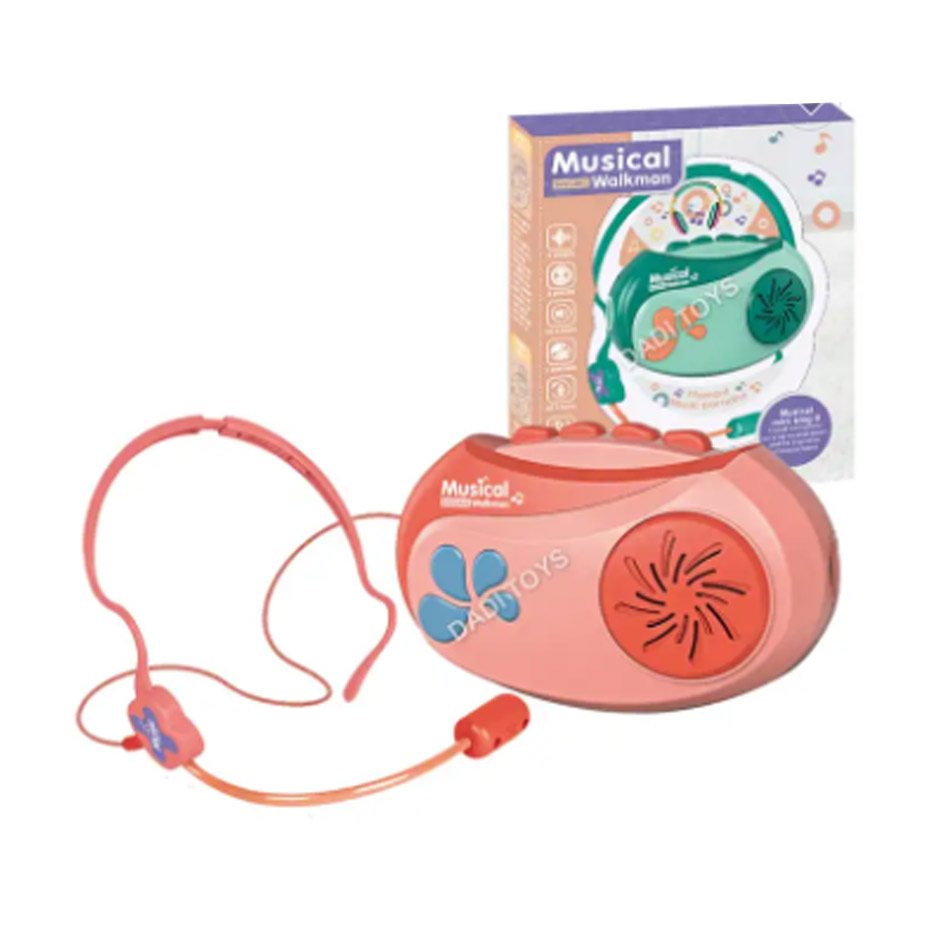 Walkman Musical +Auriculares Caja Mtk003-3