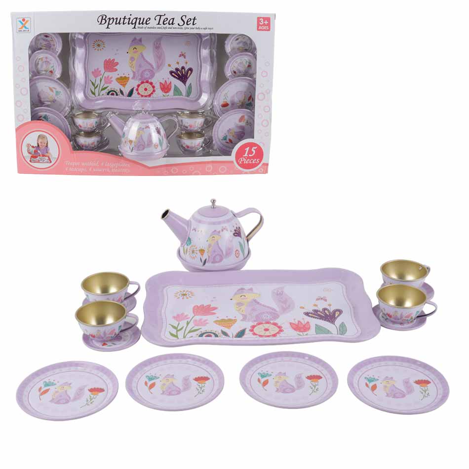 Set Tazas D Te Metal Caja 966D17/966D19