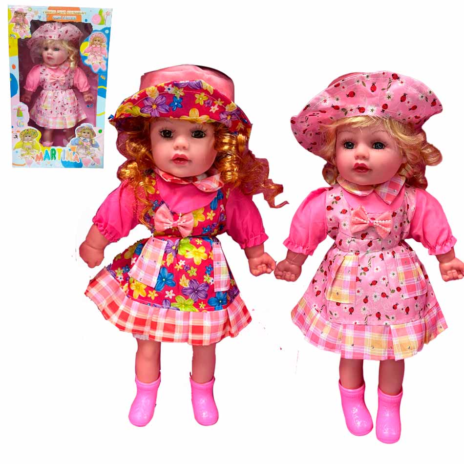 Muñeca Martina Con Sombrero Musical Caja 45882