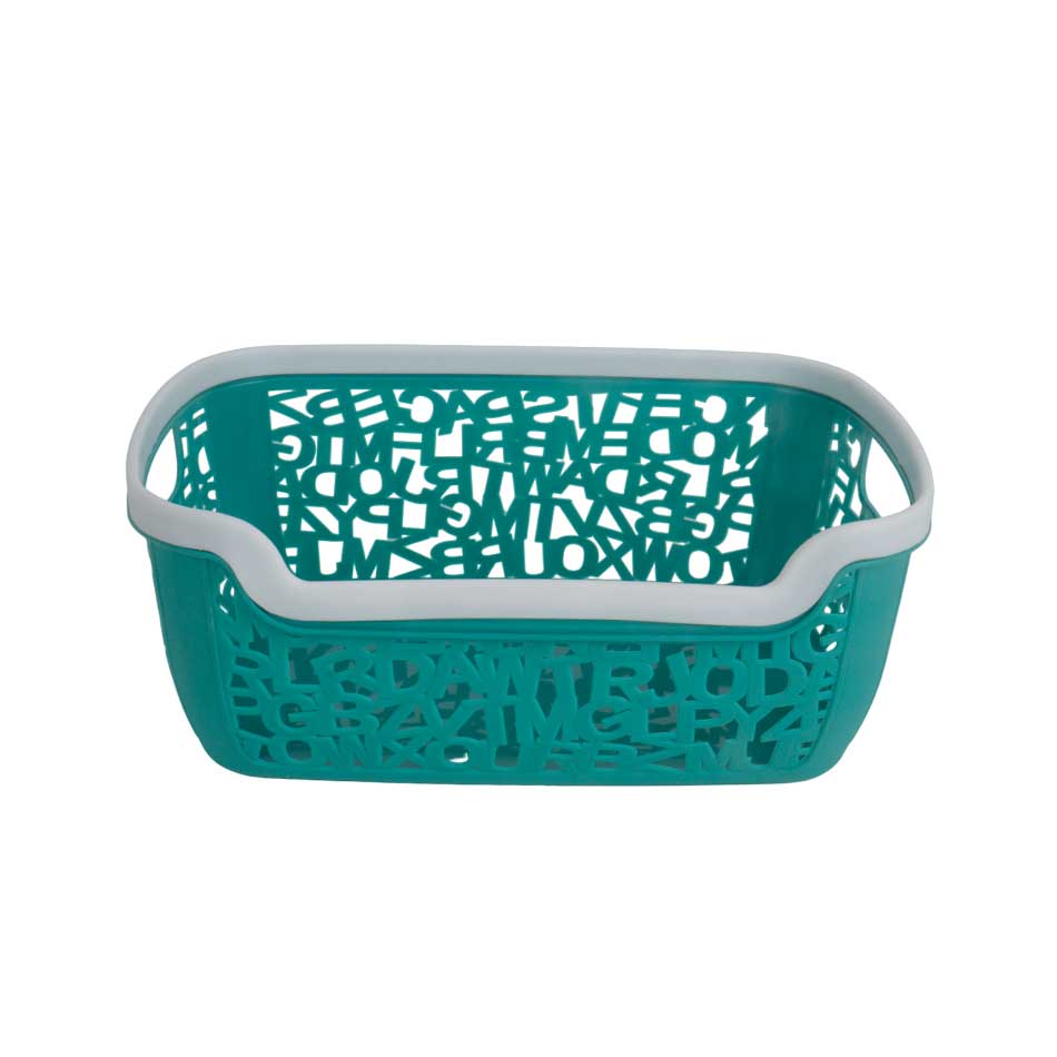 Canasta Plastica Rectangular 8.5X24X15Cm Mia12605