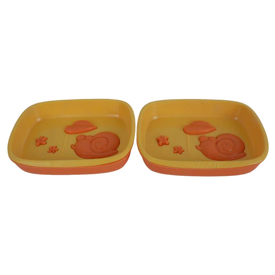 Set Jaboneras Plastica Diseño Caracol Mia12617