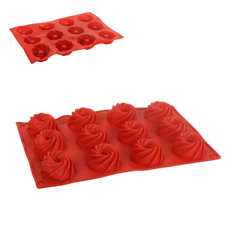 Molde De Silicona De Flor X12 Mia12551