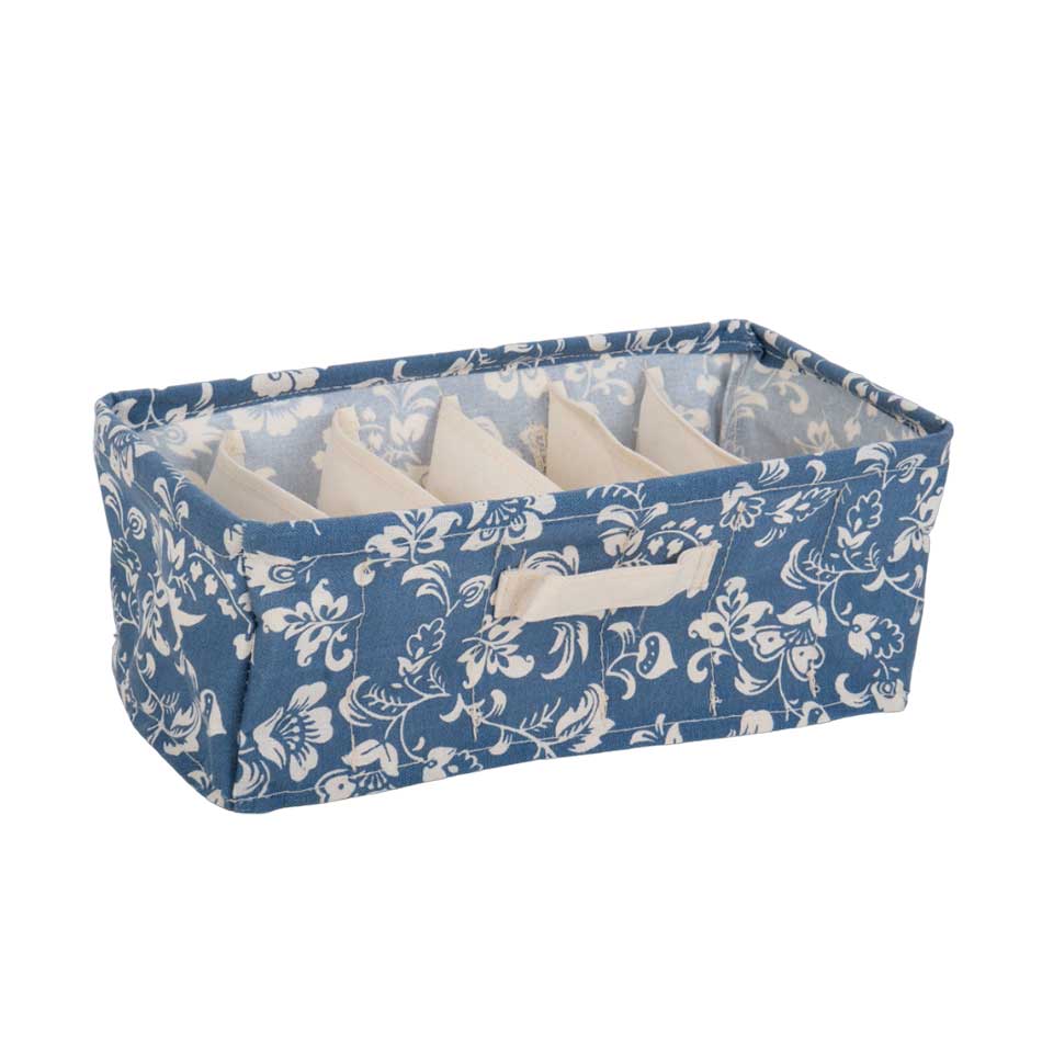 Cesto De Tela Con Divisiones 17X32X12Cm Mia11697