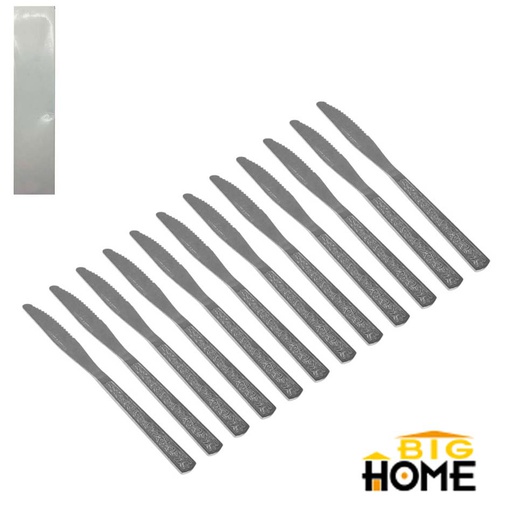 [1200208] Set Cuchillos Roses 12pzs Big Home G208