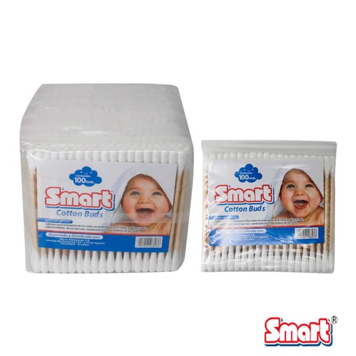 [2100276] Cotonete Smart Madera Buc100 /488036