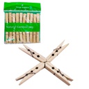 Pinza P/Ropa Bamboo Pequeño X20 Mia-6823/Mia-4996