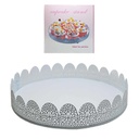 Bandera Porta Cupcake Redonda Metal Mia-5085