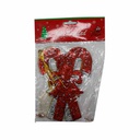 Adorno Navidad Escarc Bastón 3 Piezas Funda Mia-5874